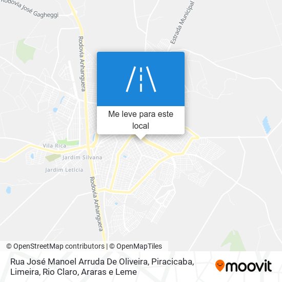 Rua José Manoel Arruda De Oliveira mapa