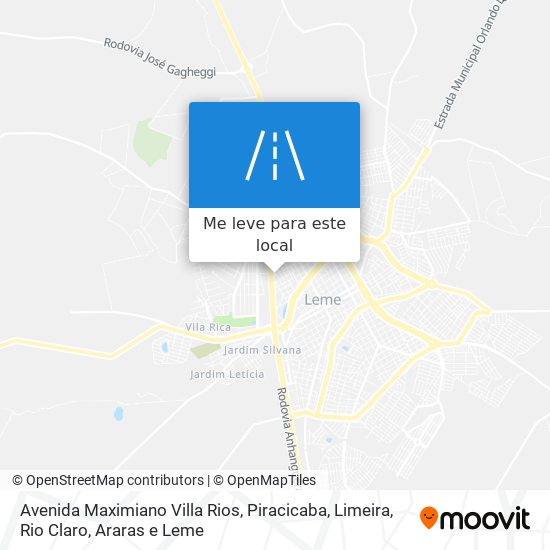 Avenida Maximiano Villa Rios mapa