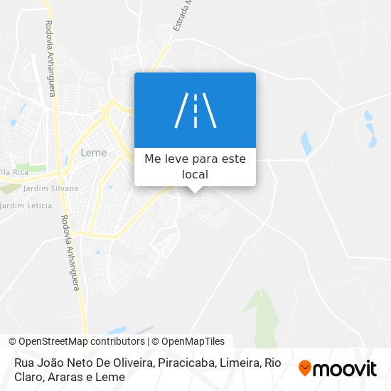 Rua João Neto De Oliveira mapa