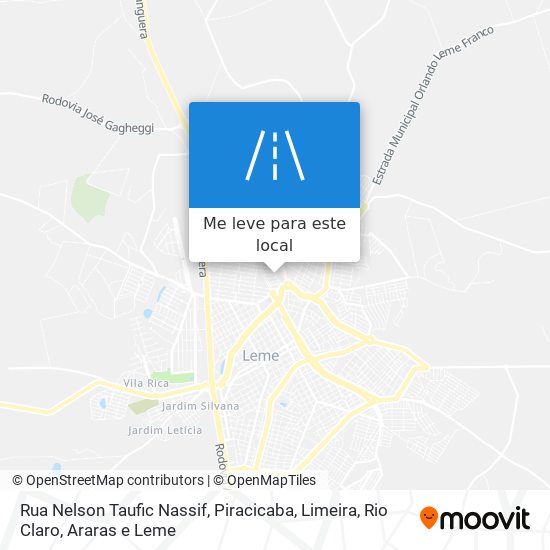 Rua Nelson Taufic Nassif mapa