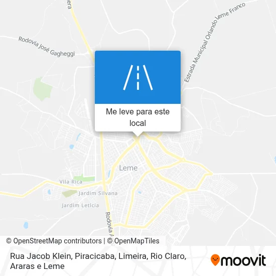 Rua Jacob Klein mapa