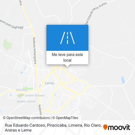 Rua Eduardo Cardoso mapa