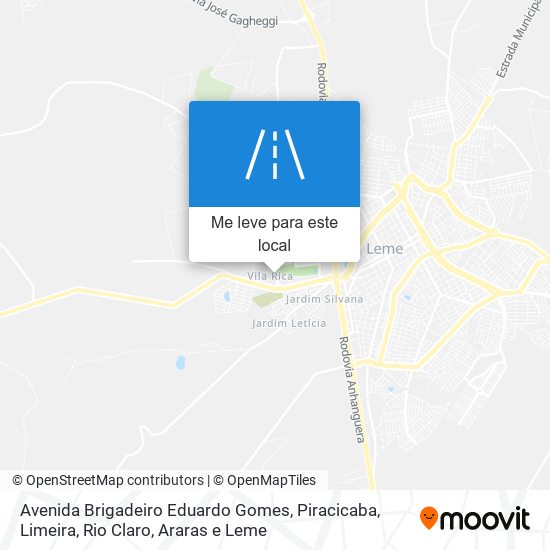 Avenida Brigadeiro Eduardo Gomes mapa