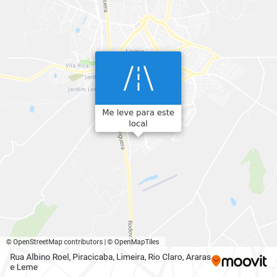 Rua Albino Roel mapa