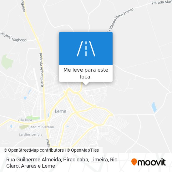 Rua Guilherme Almeida mapa