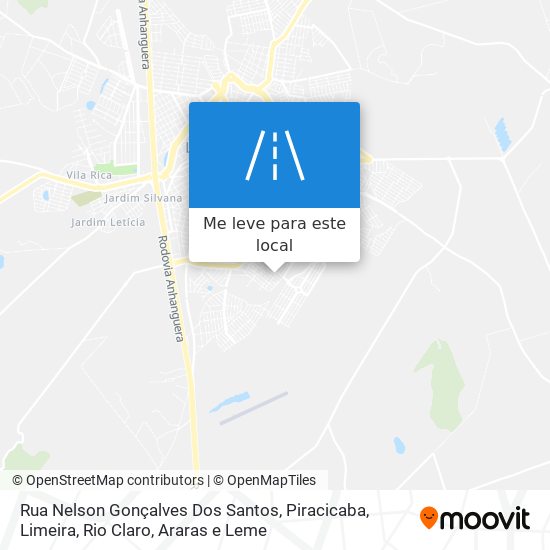 Rua Nelson Gonçalves Dos Santos mapa