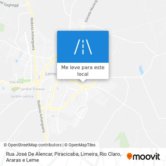 Rua José De Alencar mapa