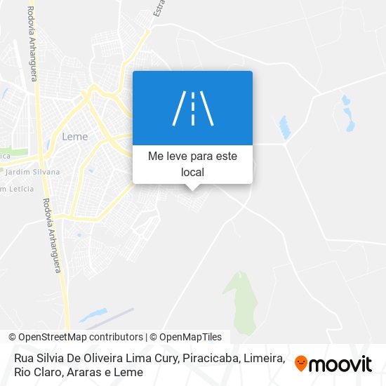 Rua Silvia De Oliveira Lima Cury mapa