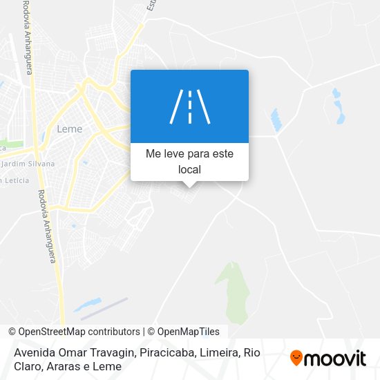 Avenida Omar Travagin mapa