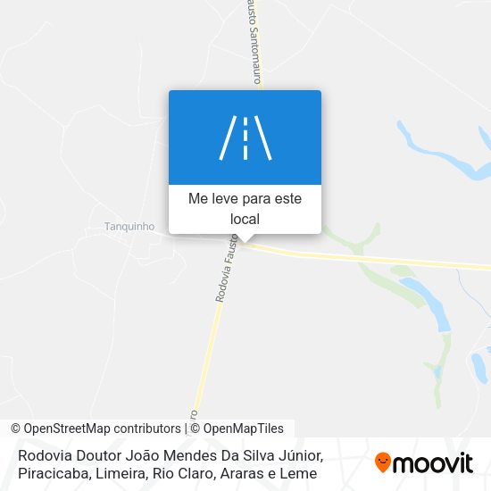 Rodovia Doutor João Mendes Da Silva Júnior mapa