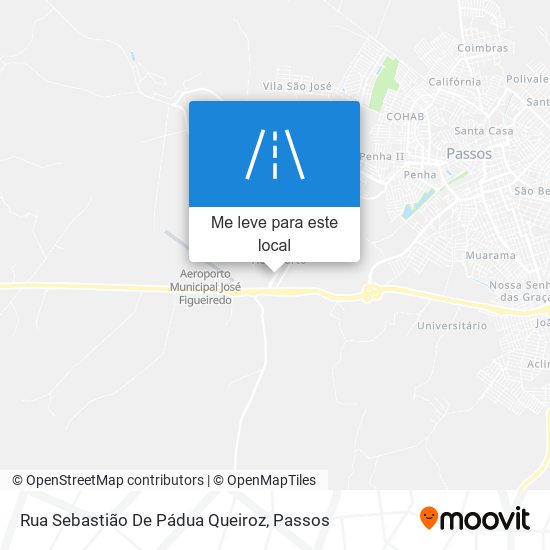Rua Sebastião De Pádua Queiroz mapa