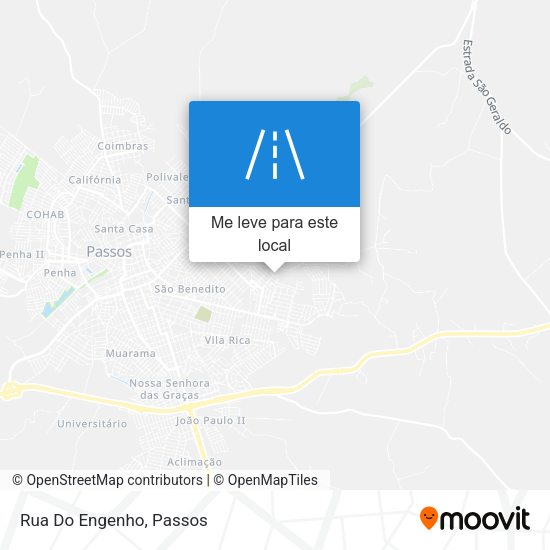 Rua Do Engenho mapa