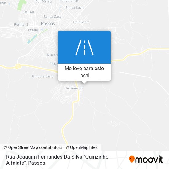 Rua Joaquim Fernandes Da Silva "Quinzinho Alfaiate" mapa