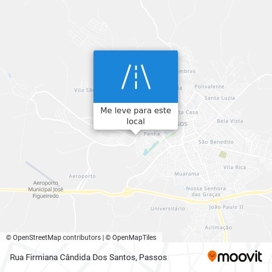 Rua Firmiana Cândida Dos Santos mapa