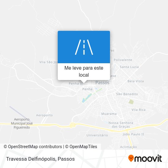 Travessa Delfinópolis mapa