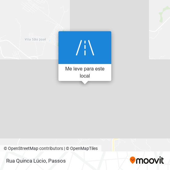 Rua Quinca Lúcio mapa