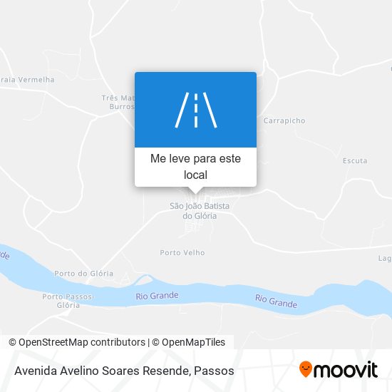 Avenida Avelino Soares Resende mapa