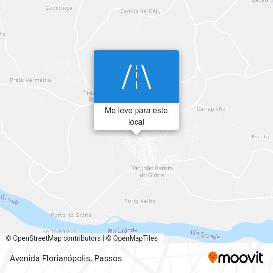 Avenida Florianópolis mapa