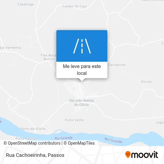 Rua Cachoeirinha mapa