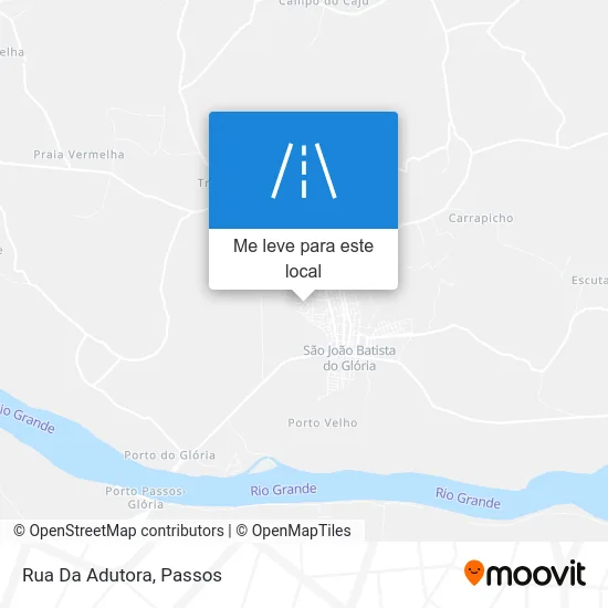 Rua Da Adutora mapa