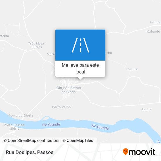 Rua Dos Ipês mapa