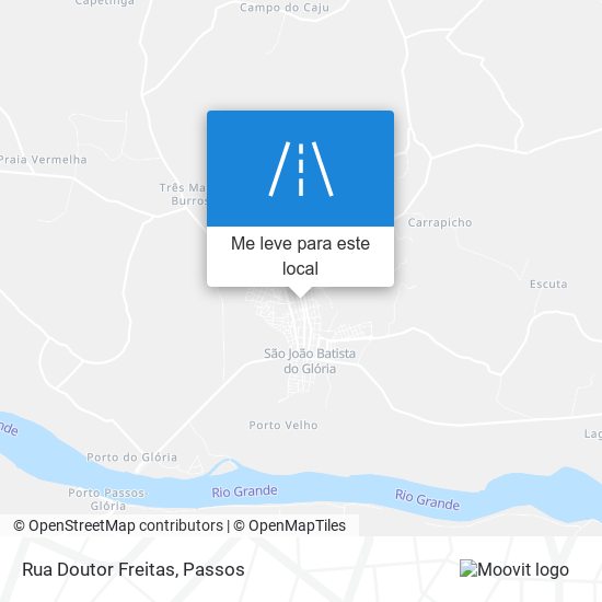 Rua Doutor Freitas mapa