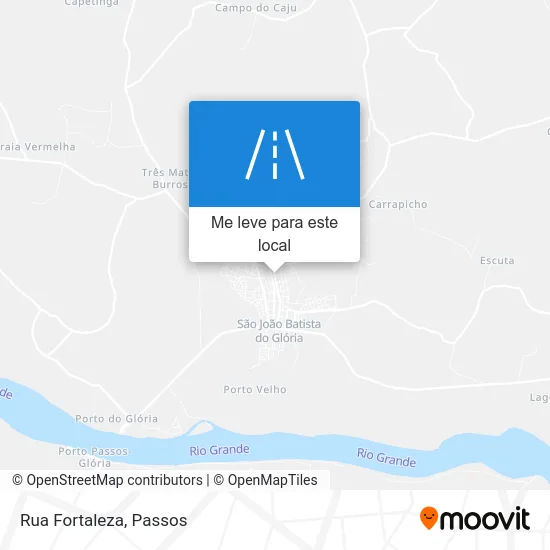 Rua Fortaleza mapa