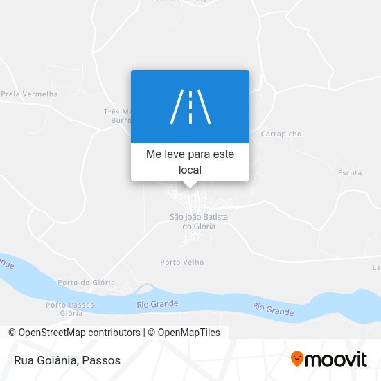 Rua Goiânia mapa