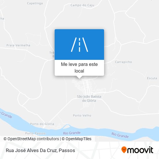 Rua José Alves Da Cruz mapa