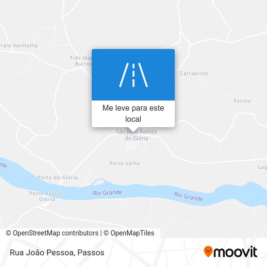 Rua João Pessoa mapa