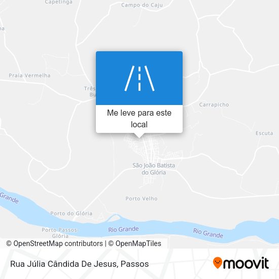 Rua Júlia Cândida De Jesus mapa