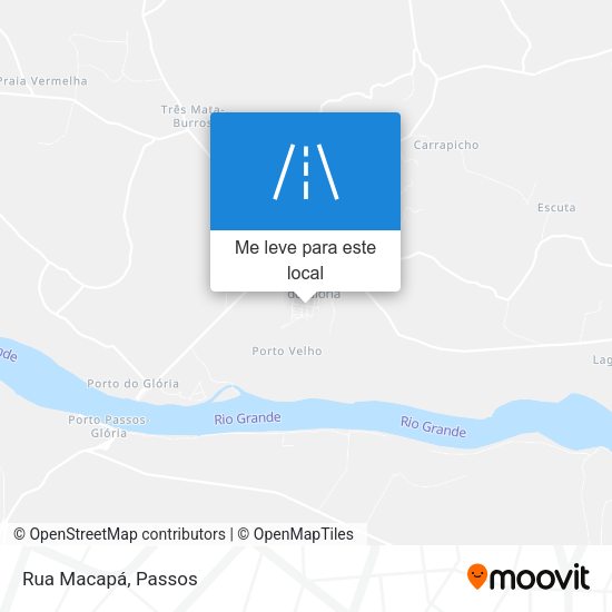 Rua Macapá mapa