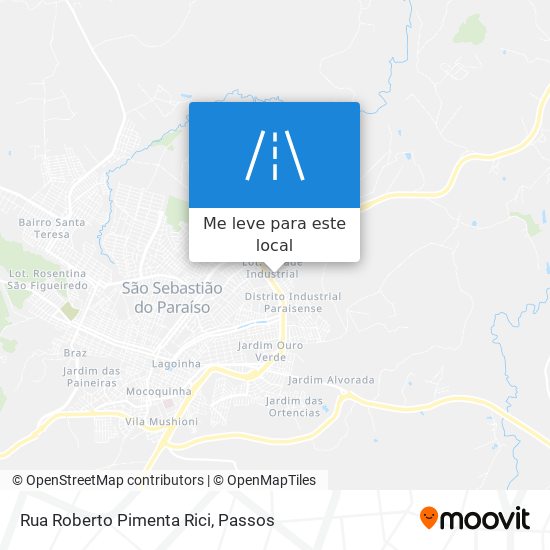 Rua Roberto Pimenta Rici mapa