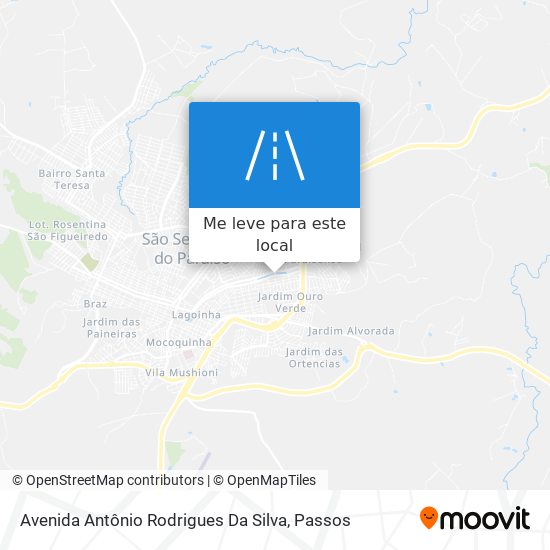 Avenida Antônio Rodrigues Da Silva mapa