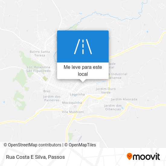 Rua Costa E Silva mapa
