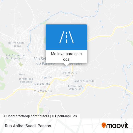Rua Aníbal Suadi mapa