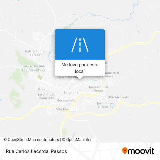 Rua Carlos Lacerda mapa