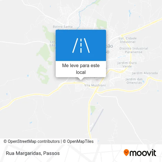 Rua Margaridas mapa