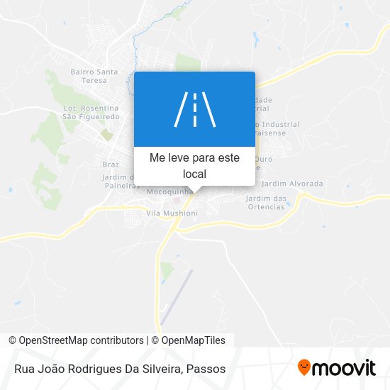 Rua João Rodrigues Da Silveira mapa