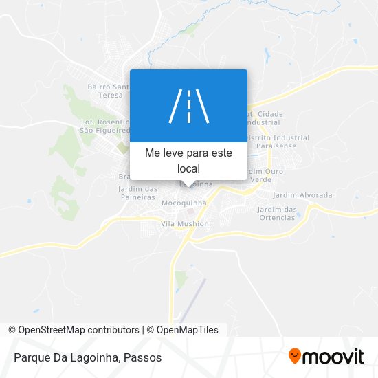 Parque Da Lagoinha mapa