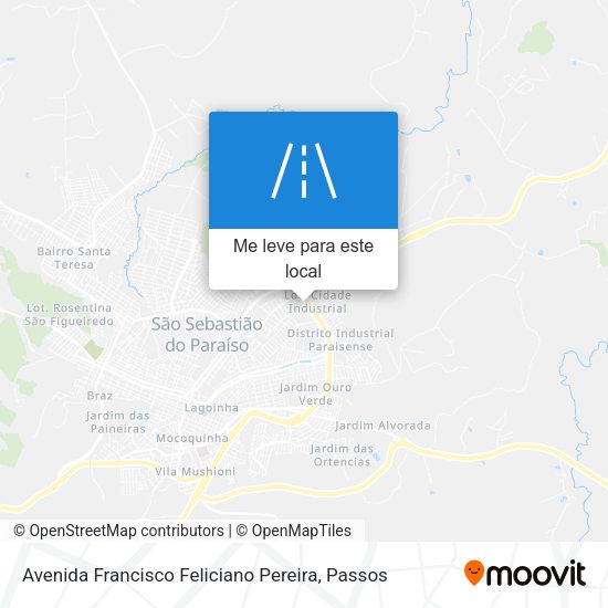 Avenida Francisco Feliciano Pereira mapa
