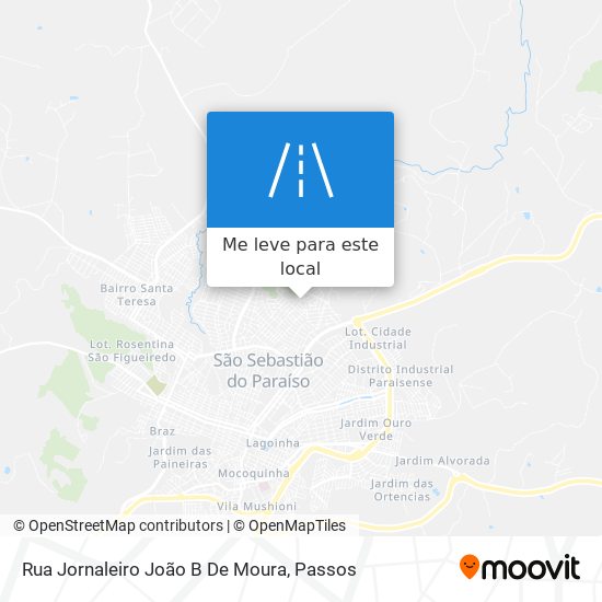 Rua Jornaleiro João B De Moura mapa