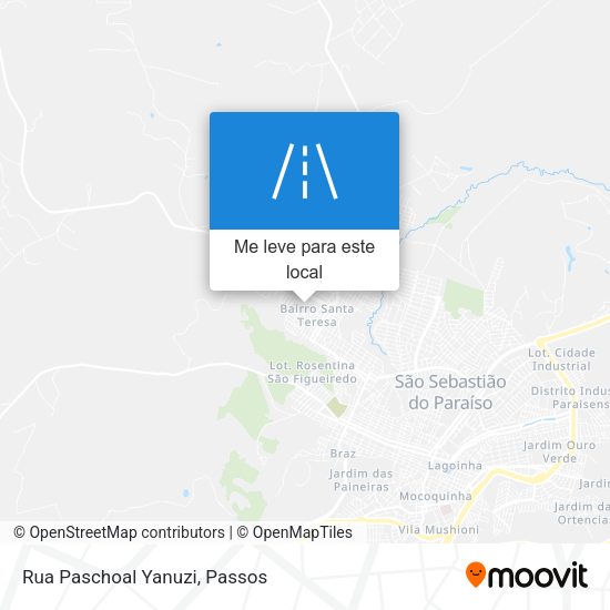 Rua Paschoal Yanuzi mapa