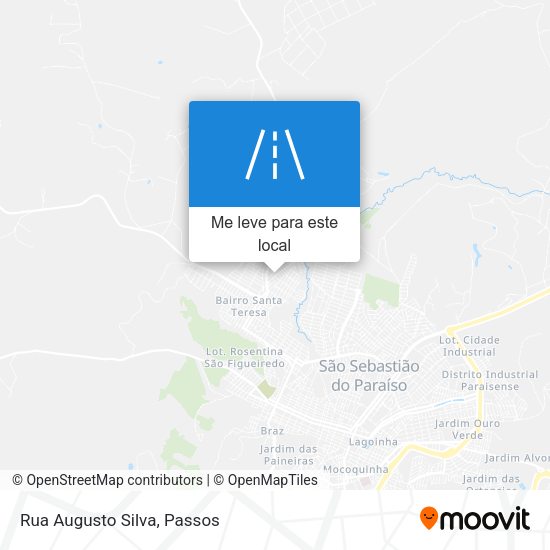 Rua Augusto Silva mapa