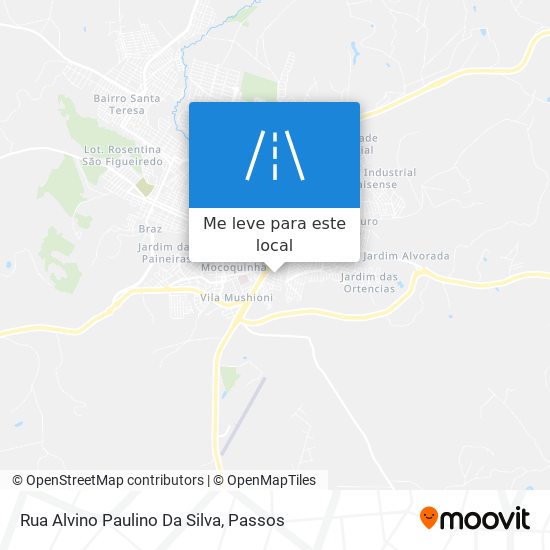 Rua Alvino Paulino Da Silva mapa