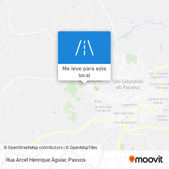Rua Arcel Henrique Águiar mapa