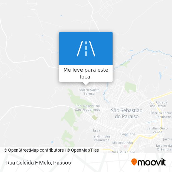 Rua Celeida F Melo mapa