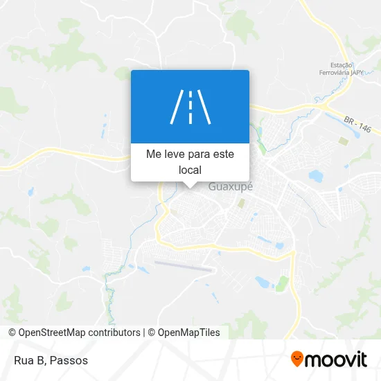 Rua B mapa