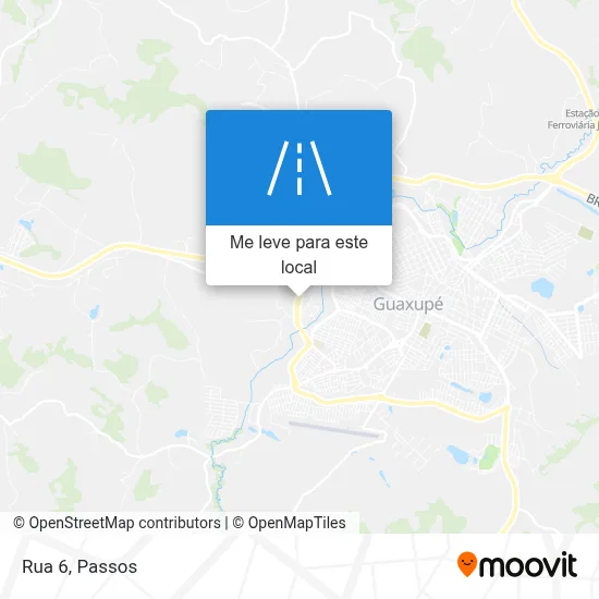Rua 6 mapa