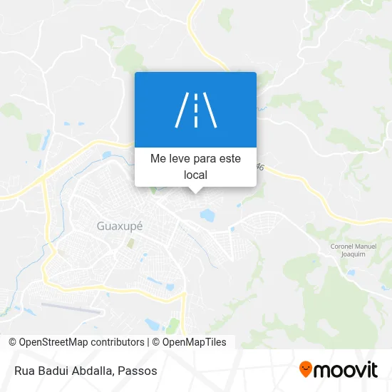 Rua Badui Abdalla mapa